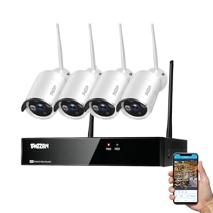 Amazon.co.jp: ワイヤレス 防犯カメラセット TMEZON 300万画素 8ch