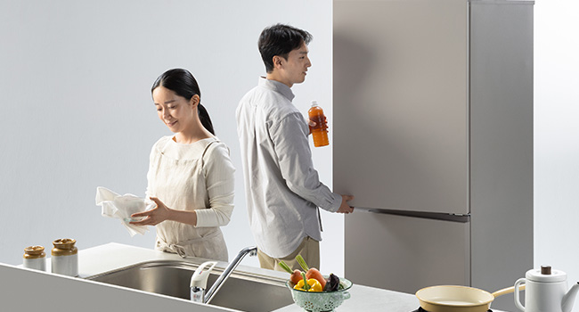 Amazon | パナソニック 冷蔵庫 幅60cm 365L 左開き NR-C37ES1L-W