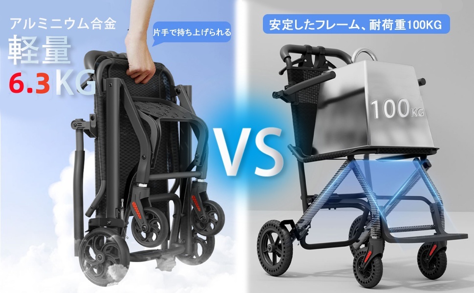 Amazon | FamilyRoots 車椅子 折り畳み 軽量 コンパクト 介助型車いす