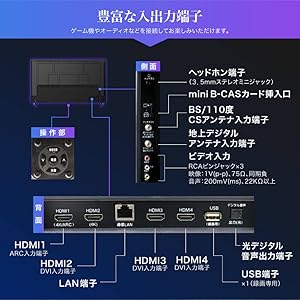 Amazon | テレビ 55型 55インチ 4K対応 液晶テレビ 4K ゲームモード