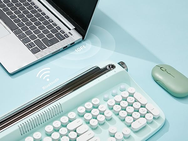 Amazon | YUNZII ACTTO B503 無線タイプライターキーボード レトロ