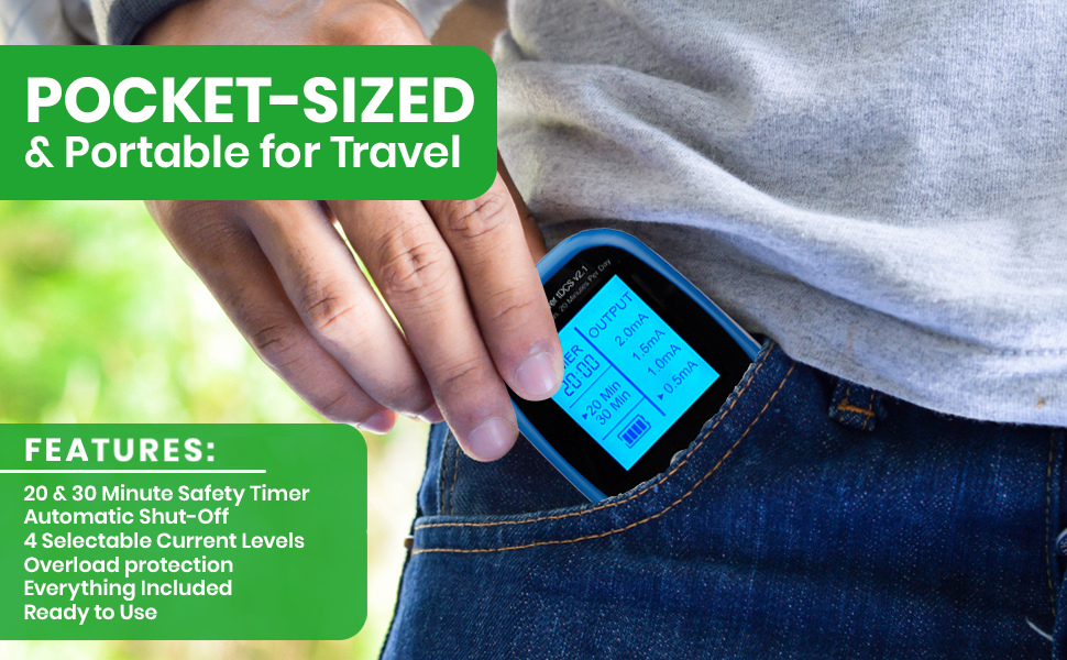 Dispositivo tDCS - TheBrainDriver v2. tDCS com 8 conjuntos totais