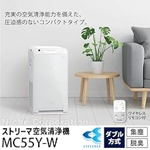 Amazon | ダイキン DAIKIN ストリーマ空気清浄機 ホワイト MC55Y(W
