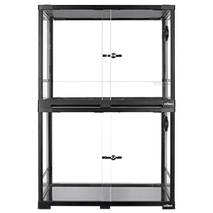 Amazon | 120L 爬虫類ケージ グラステラリウム 透明 W60×D45×H45CM