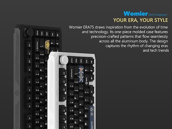 Amazon.com: Womier ERA75 75% Wireless Mechanical Keyboard with VIA