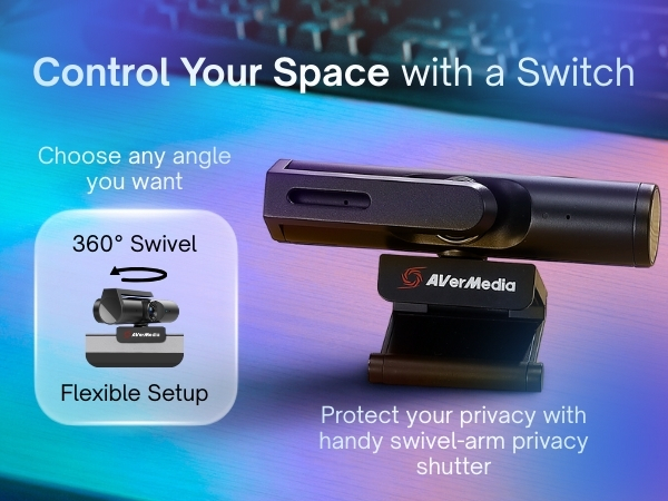 Amazon.com: AVerMedia 4K webcam for PC, Gaming Camera for