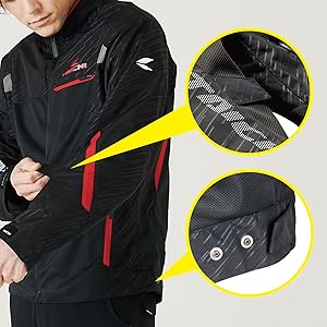 Amazon | RSタイチ(RS TAICHI) バイク用 春夏 通気性 メッシュ 胸部