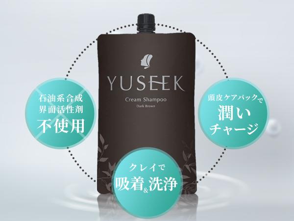 Amazon | YUSEEK クリームシャンプー 白髪用ヘアマニキュア 黒染め