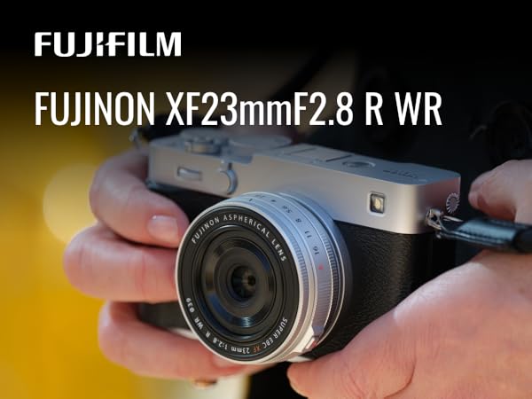 Amazon.com : FUJIFILM FUJINON XF23mmF2.8 R WR Lens, Black
