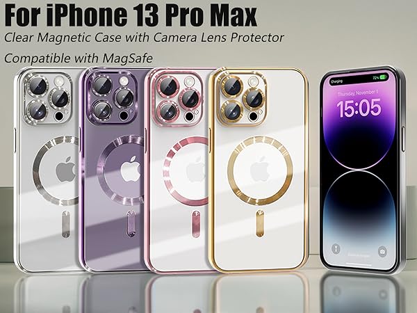 Amazon.com: Misscase iPhone 13 Pro Max MagSafe Case with Camera