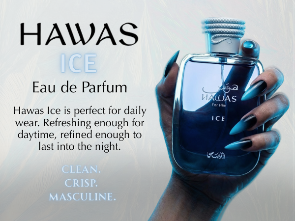 Amazon.com : RASASI Hawas Ice for Men Eau de Parfum, 100ml(3.38 Oz