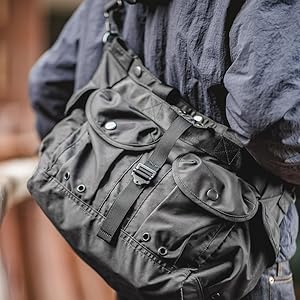 Amazon | 【ツタエル】ミリタリー メッセンジャーバッグ/トートバッグ