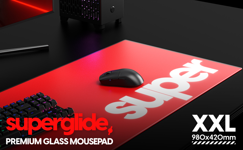 Amazon.com: Pulsar - Superglide Premium Glass Mouse Pad XXL
