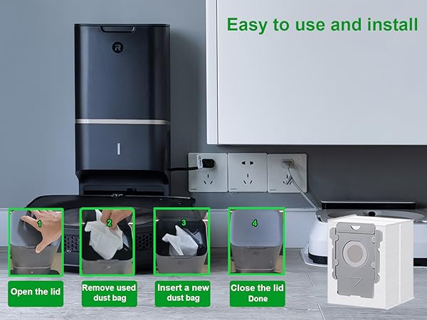 Amazon.com - ApexOne 8 Pack Vacuum Bags for iRobot Roomba i, j, s