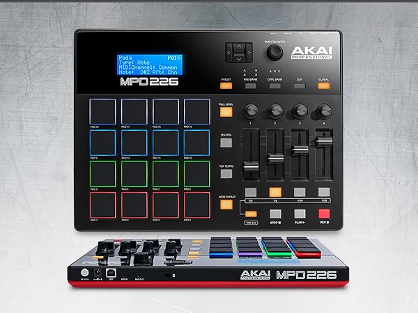 Amazon.co.jp: Akai Professional USB MIDIコントローラー 16パッド 4