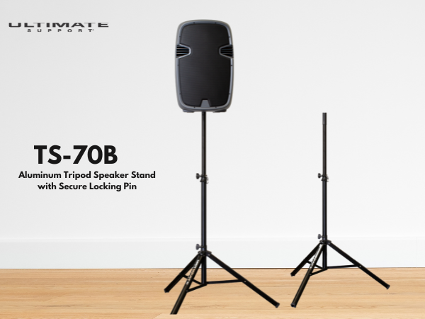 Amazon.com: Ultimate Support TS-70B Aluminum Tripod Speaker Stand