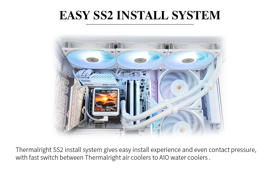 Amazon.com: Thermalright FW360 Ultra ARGB White CPU AIO Cooler,PC