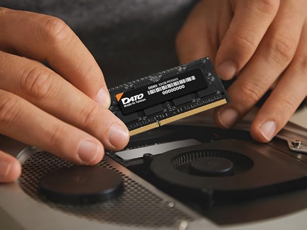 DATO DDR5 SODIMM 32GB Kit 16GBx2 Laptop RAM 5600MHz PC5-44800 CL46