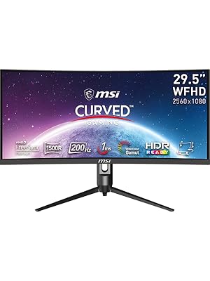 MSI Optix MAG301CR2 29.5 Inch WFHD Curved Gaming Monitor - 1500R