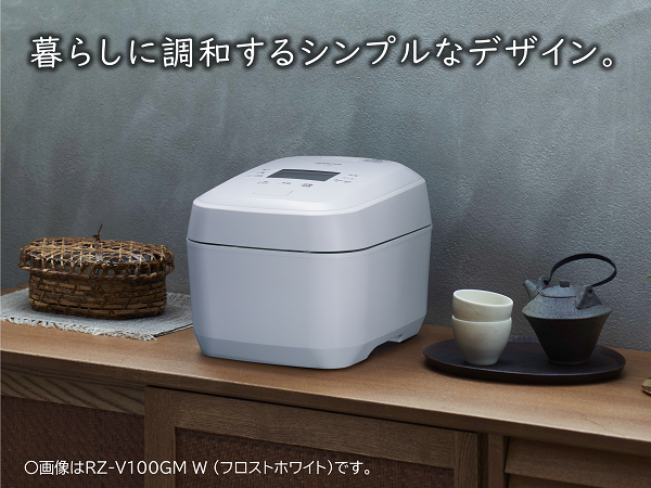 Amazon | 日立 炊飯器 5.5合 圧力&スチームIH 蒸気カット RZ-V100GM W