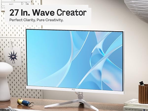Amazon.com: Pixio PX27U Wave White 27 inch 160Hz Refresh Rate 4K