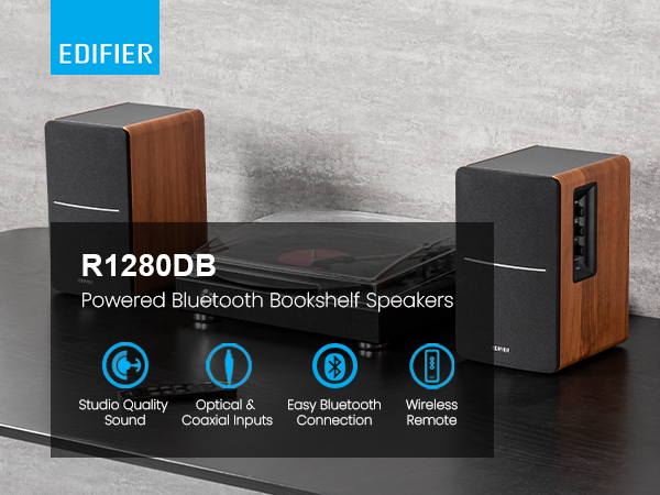 Amazon.com: Edifier R1280DB Powered Bluetooth Bookshelf Speakers