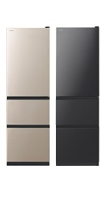 Amazon | 日立 冷蔵庫 幅54cm 315L ライトゴールド R-V32SVL N 3ドア