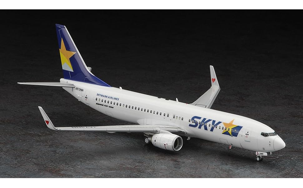 Amazon | ハセガワ 1/200 スカイマーク ボーイング 737-800 プラモデル