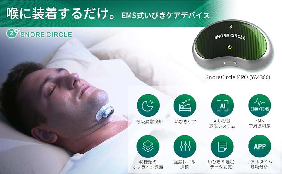 Amazon.co.jp: いびき防止 ケア グッズ スノアサークル プロ Snore