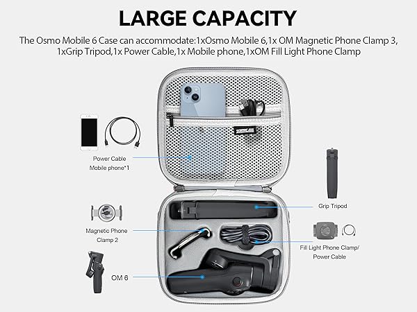 Amazon.co.jp: STARTRC DJI向けOsmo Mobile 6ケース 収納ケース 防水