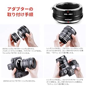 Amazon | K&F CONCEPT メーカー直営店 マウントアダプター Canon対応