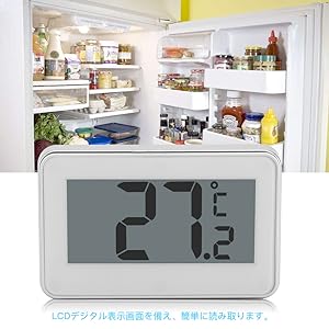 Amazon.co.jp: 冷蔵庫温度計 冷凍室温度計 デジタル温度計 冷蔵庫