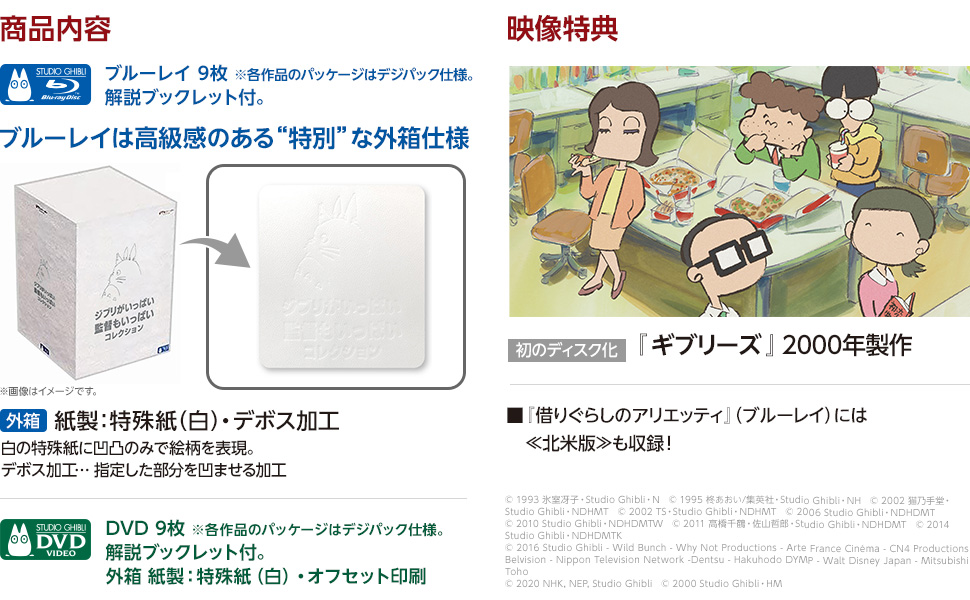 Amazon.co.jp: ジブリがいっぱい 監督もいっぱい コレクション [DVD