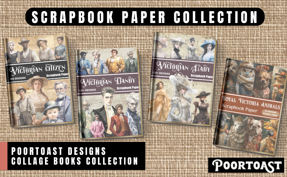 Victorian Dandy Scrapbook Paper: Decorative Sheets Double Sided