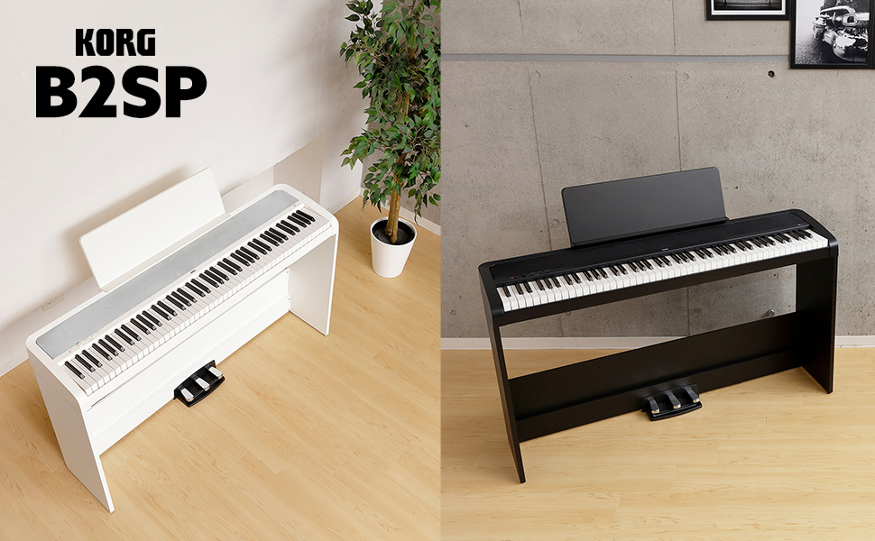 Amazon | KORG B2SP BK ブラック 電子ピアノ 88鍵盤 コルグ | 電子