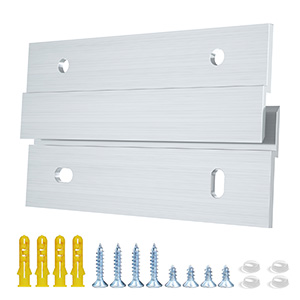 French Cleat Picture Hanger, Aluminum Z Hanger Interlocking Wall