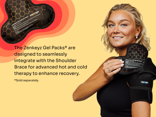 Amazon.com: ZENKEYZ Reusable Gel Shoulder Ice Pack - 8x10 Inch