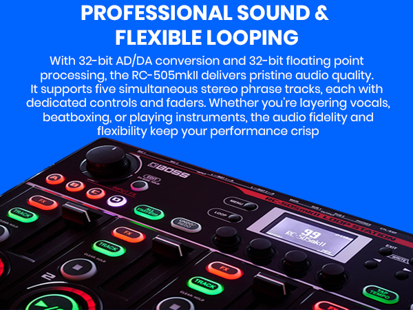 Amazon.com: Boss RC-505 MkII Loop Station Bundle with Gearlux