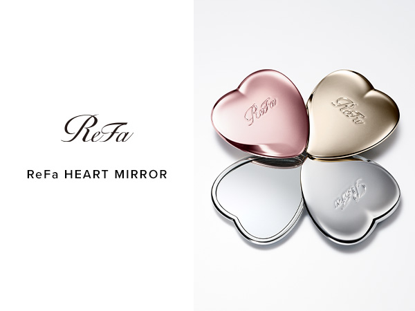 Amazon | リファハートミラー/ReFa HEART MIRROR (シルバー, コーム