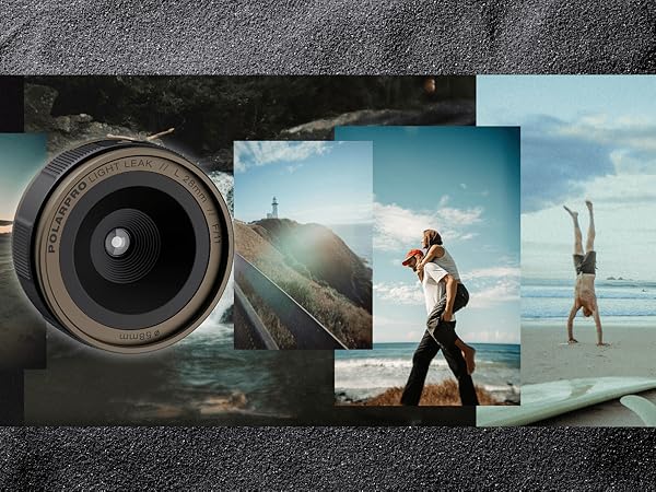 Amazon.com : PolarPro LightLeak Lens 28mm - Dispo Film Look for