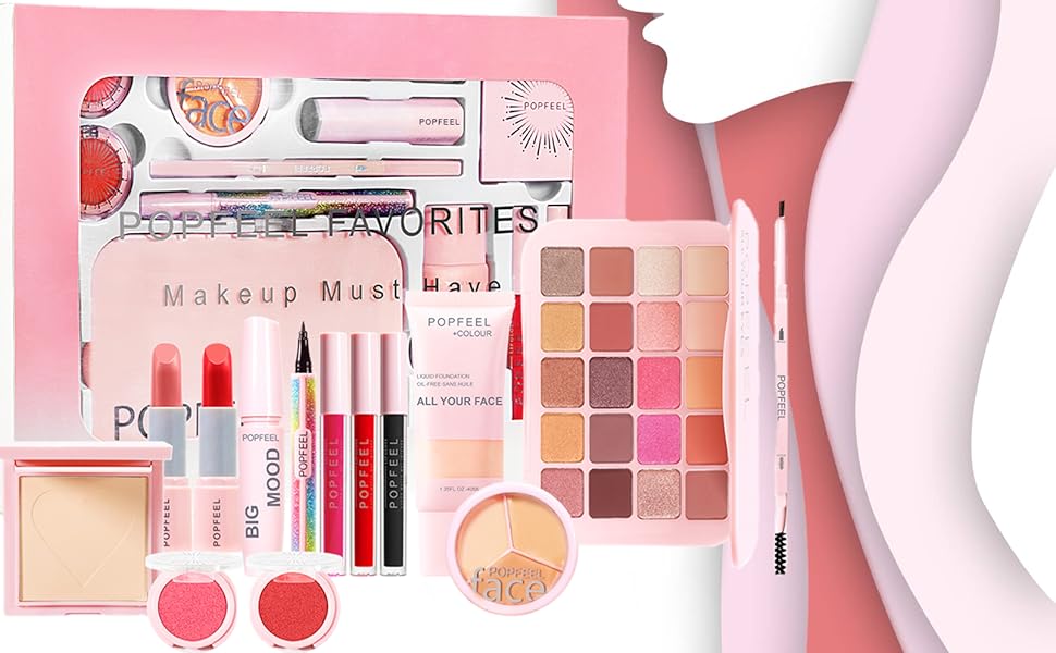 Amazon.co.jp: shopparadise メイクセット 初心者 メイクアップセット