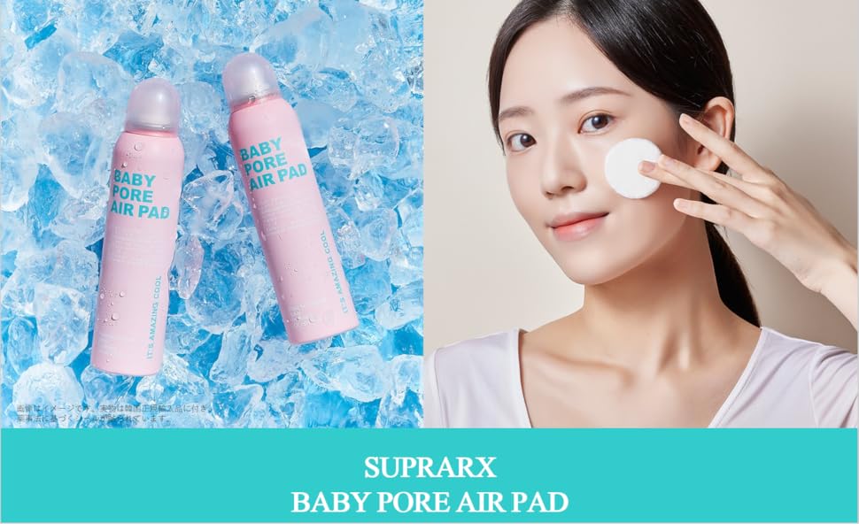 Amazon | ほてったお肌にコットン泡化粧水：BABY PORE AIR PAD