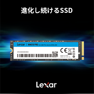 Amazon.co.jp: Lexar NM610PRO SSD 2TB NVMe PCIe Gen 3x4 M.2 Type