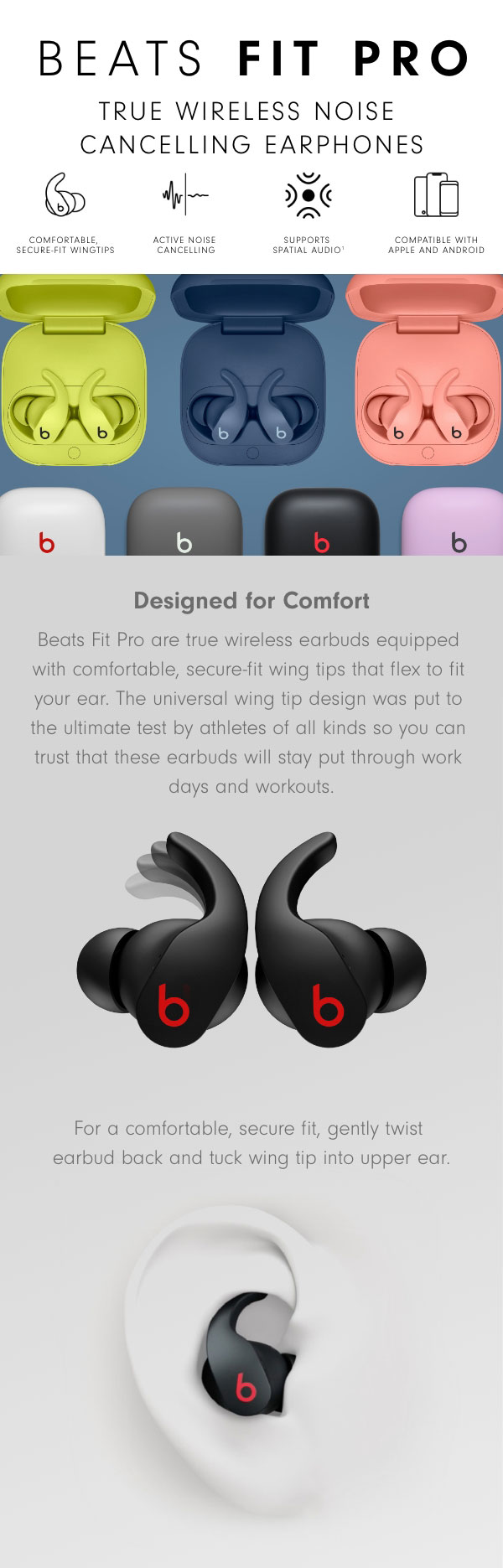 Amazon.com: Beats Fit Pro (1st Gen) - True Wireless Noise