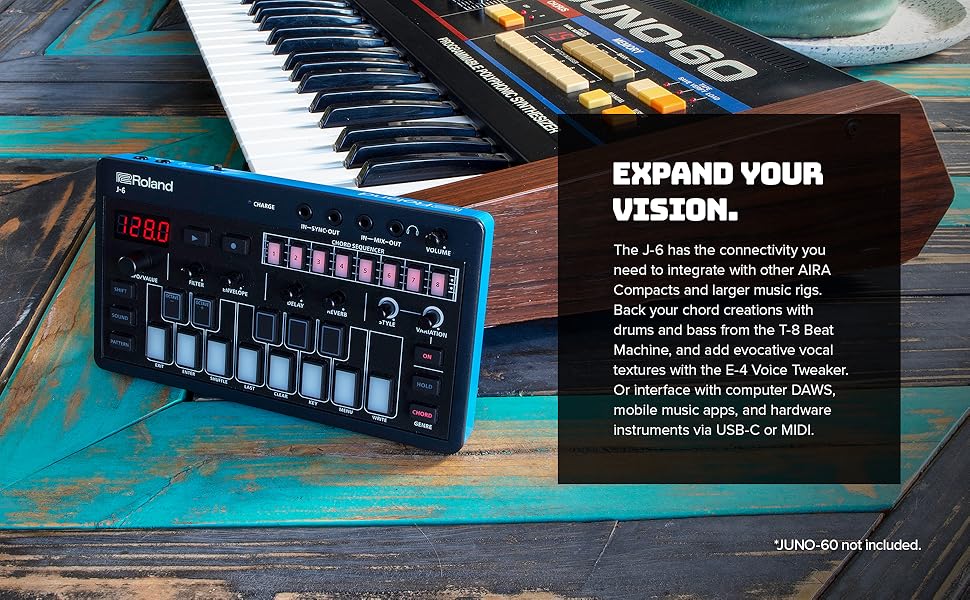 Amazon.com: Roland AIRA Compact J-6 CHORD SYNTH | Portable song