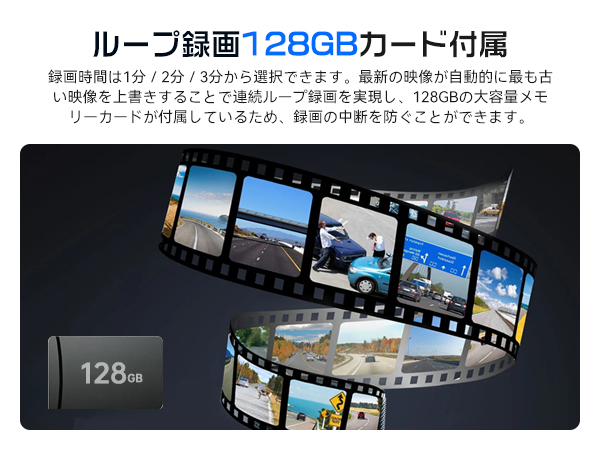 Amazon.co.jp: OKYES ドライブレコーダー ミラー型 分離【前4K+後2.5K&