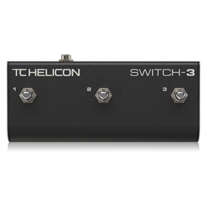 Amazon.com: TC-Helicon Switch-3 Black 3-Switch Accessory Pedal for