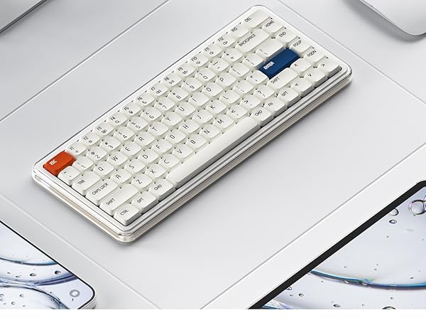 Amazon | MelGeek O2 ワイヤレスメカニカル静音キーボード、US英語配列