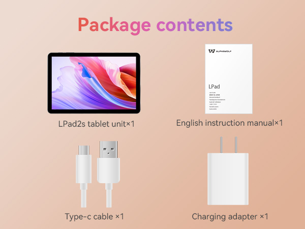 Amazon.com : Alphawolf Lpad2S Android 15 Tablet 10 inch,20GB (8+