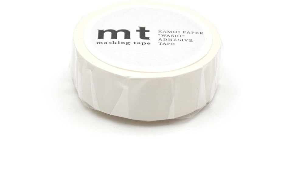 Amazon.co.jp: カモ井加工紙 マスキングテープ マットホワイト 2巻